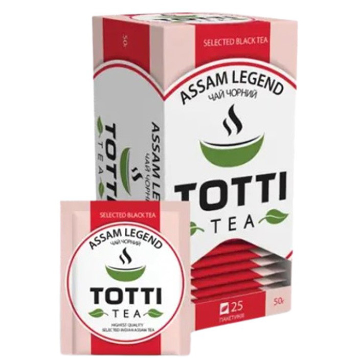 Чай TOTTI чорний Легендарний Ассам 2г х 25шт